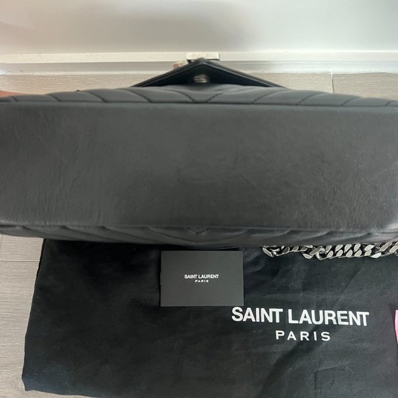 Saint Laurent black quilted large college shoulder bag - Picture 6 of 8